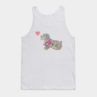 Glen of Imaal Terrier watercolour Tank Top